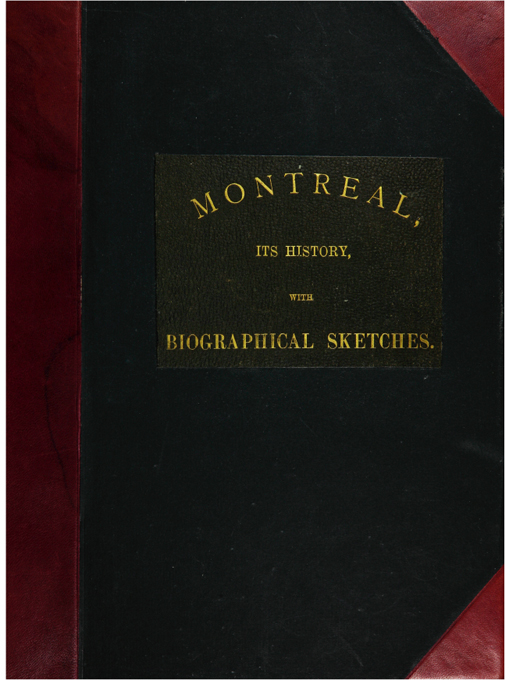 Cover image for Montreal, its history